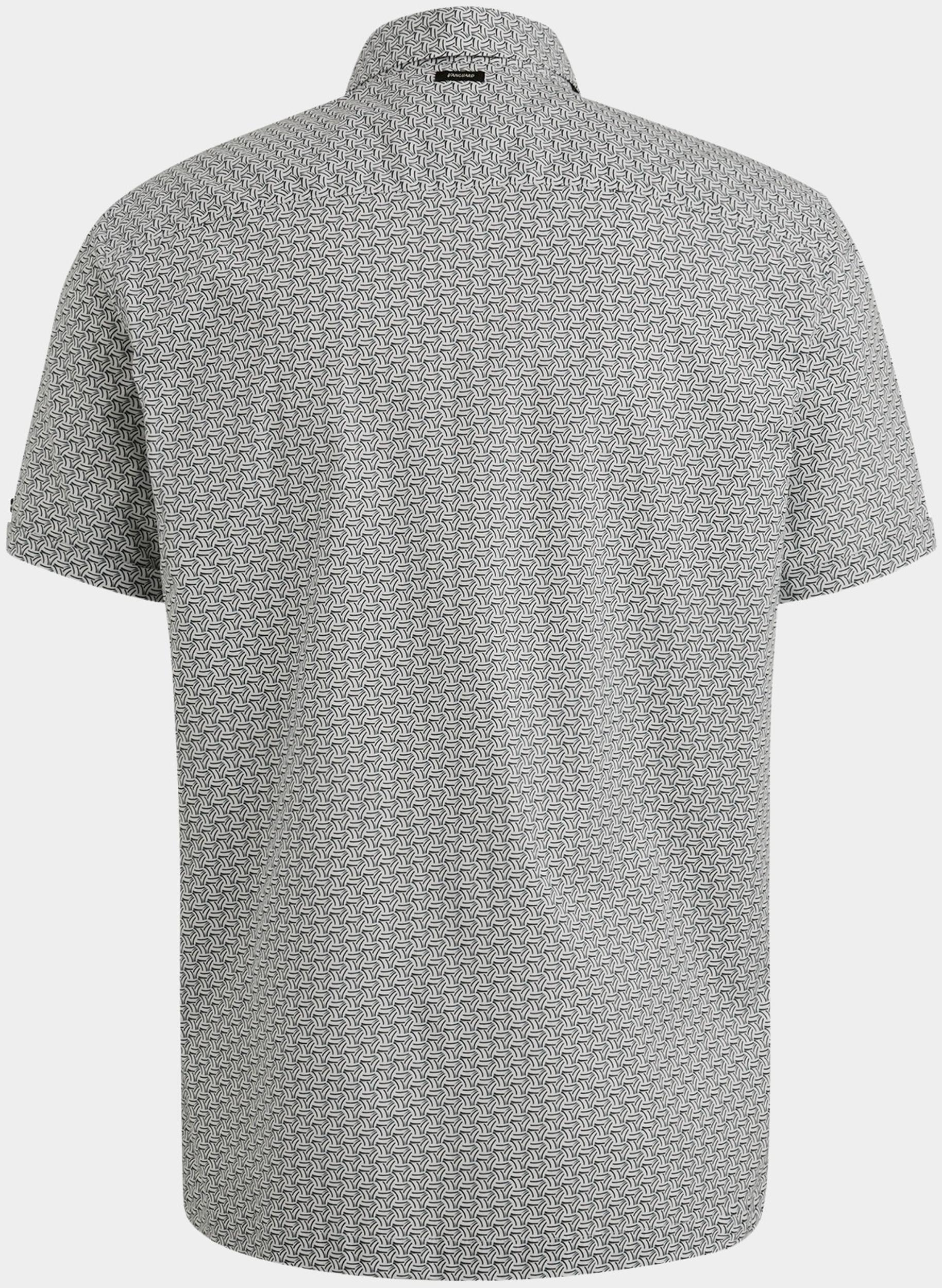 Vanguard Casual hemd korte mouw Blauw Short Sleeve Shirt Print on P VSIS2503231/7004