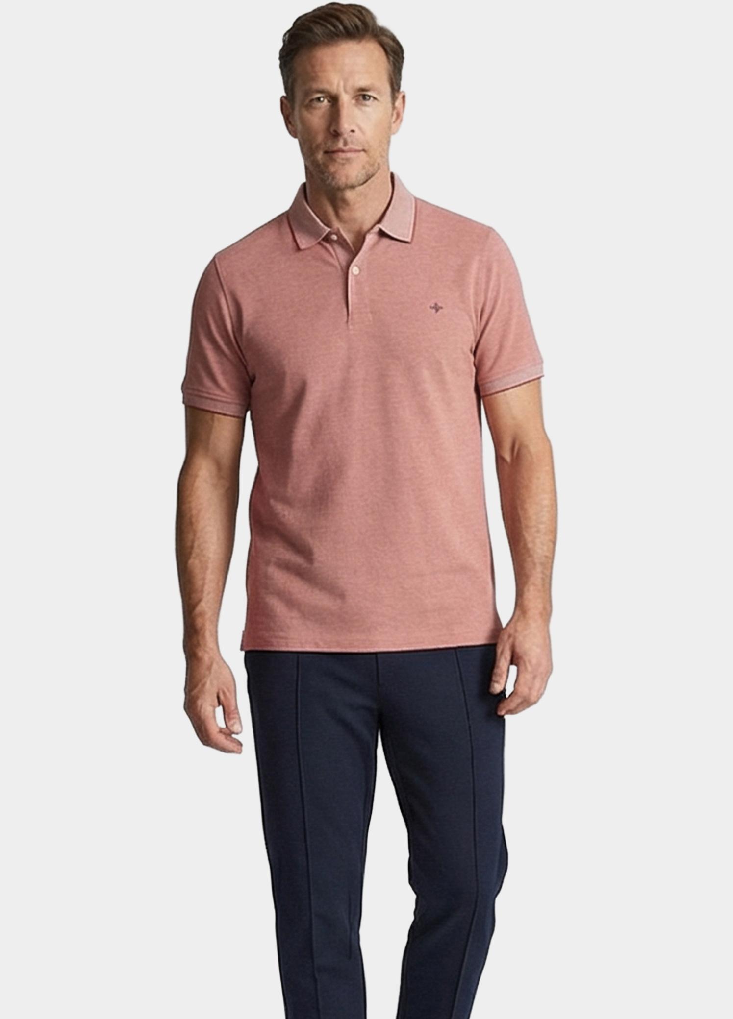 Baileys Polo heren Oranje Poloshirt 2-tone 615279/35
