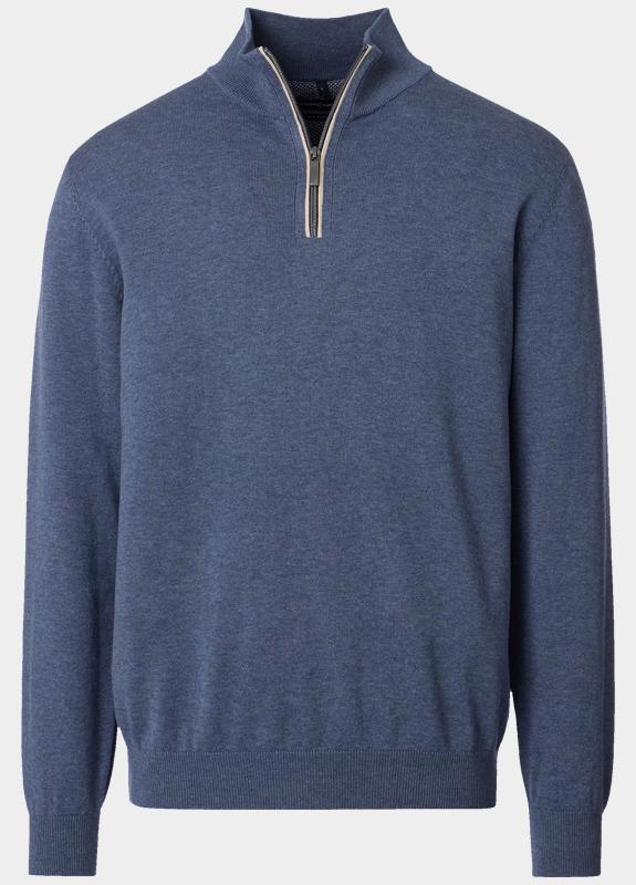 Casamoda Vest Blauw Stricktroyer NOS 004410/132