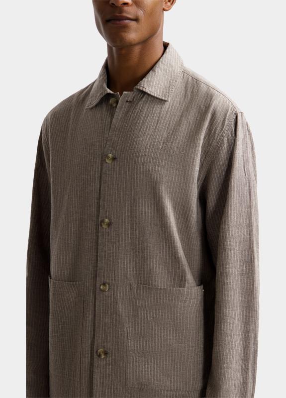 Dstrezzed Zomerjas heren Grijs DS_Nix Pinstripe Jacket 155030/216