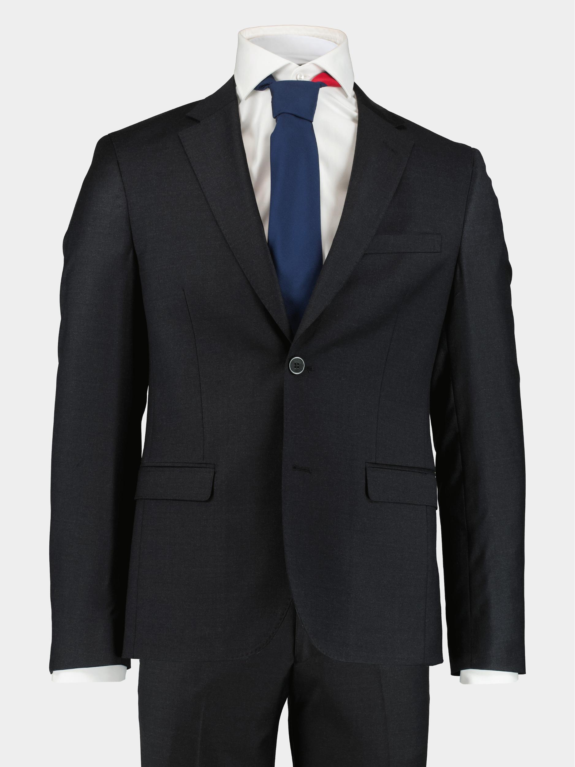 Scotland Blue Kostuum Grijs D8 Toulon Suit Wool 233028TO05SB/980 dark shadow