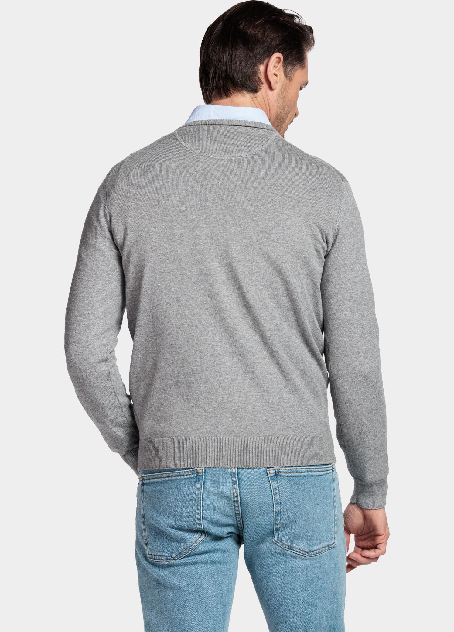 Baileys Pullover Grijs Crew Neck Pullover  with low NOS8200/925