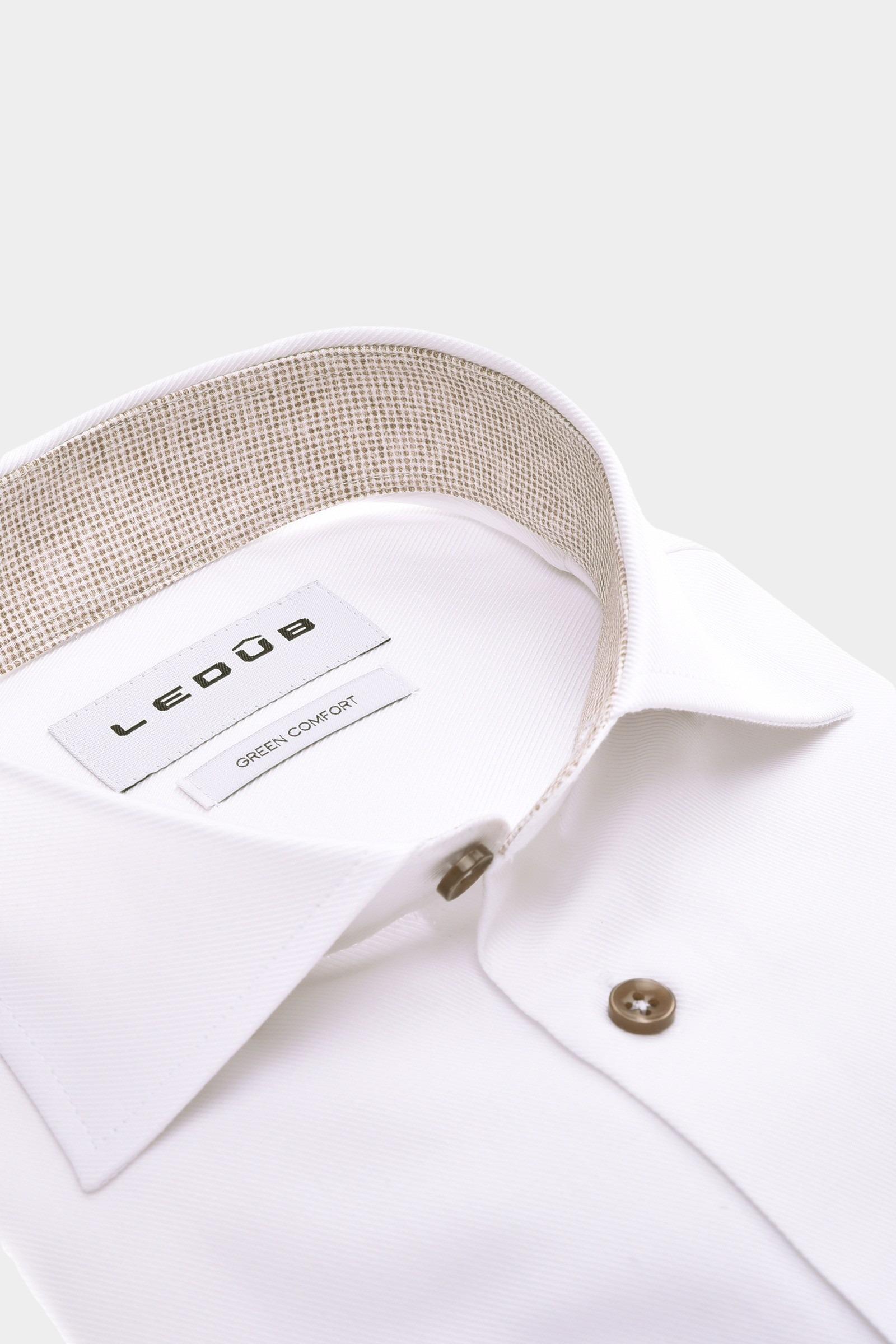 Ledub Business hemd lange mouw Wit MFN5 0143100/910-680-000