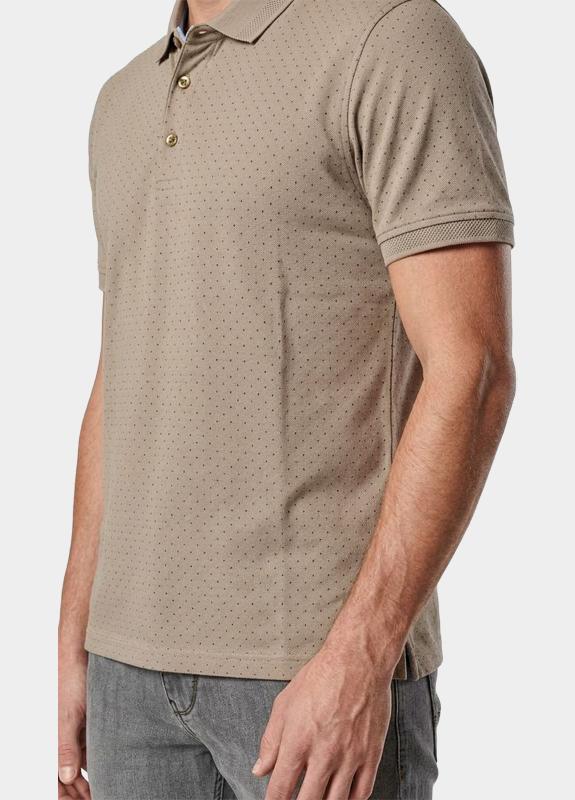 Bos Polo heren Beige  4001R-2/Beige