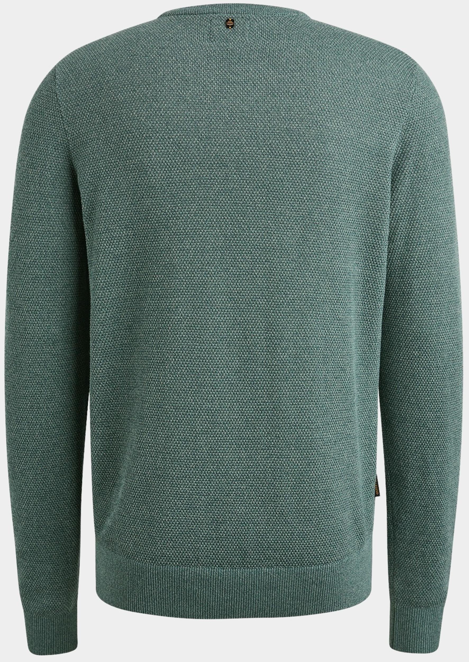 PME Legend Pullover Groen R-neck cotton modal PKW2508324/5125