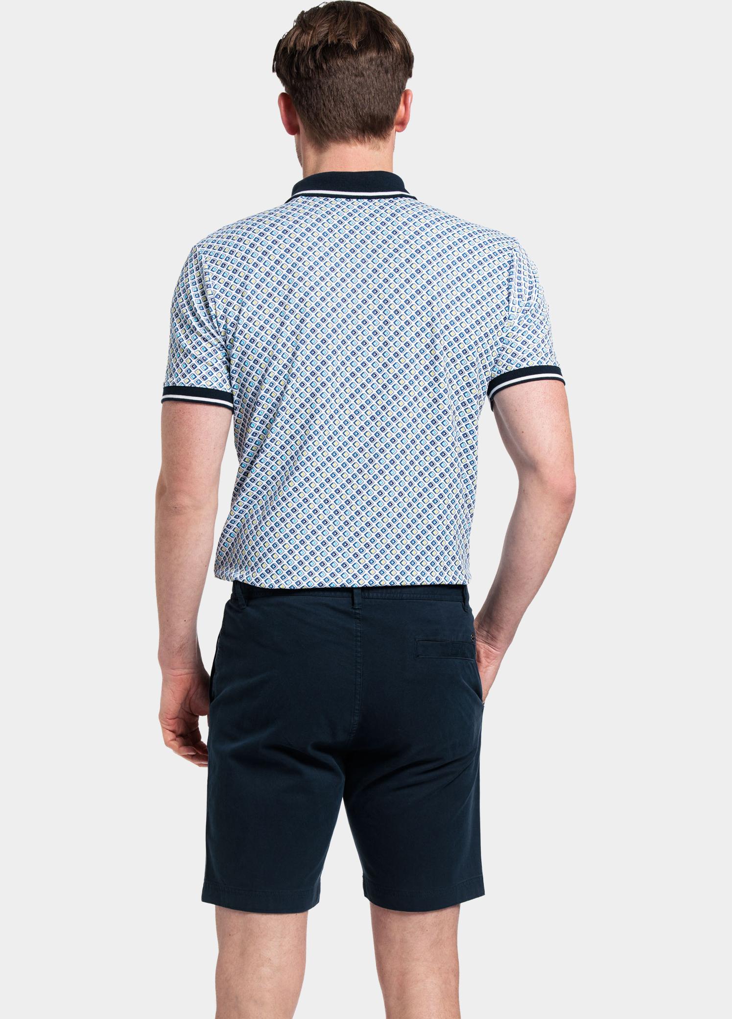 Giordano Korte Broek heren Blauw Porter Short (elastic in wais 411117/60
