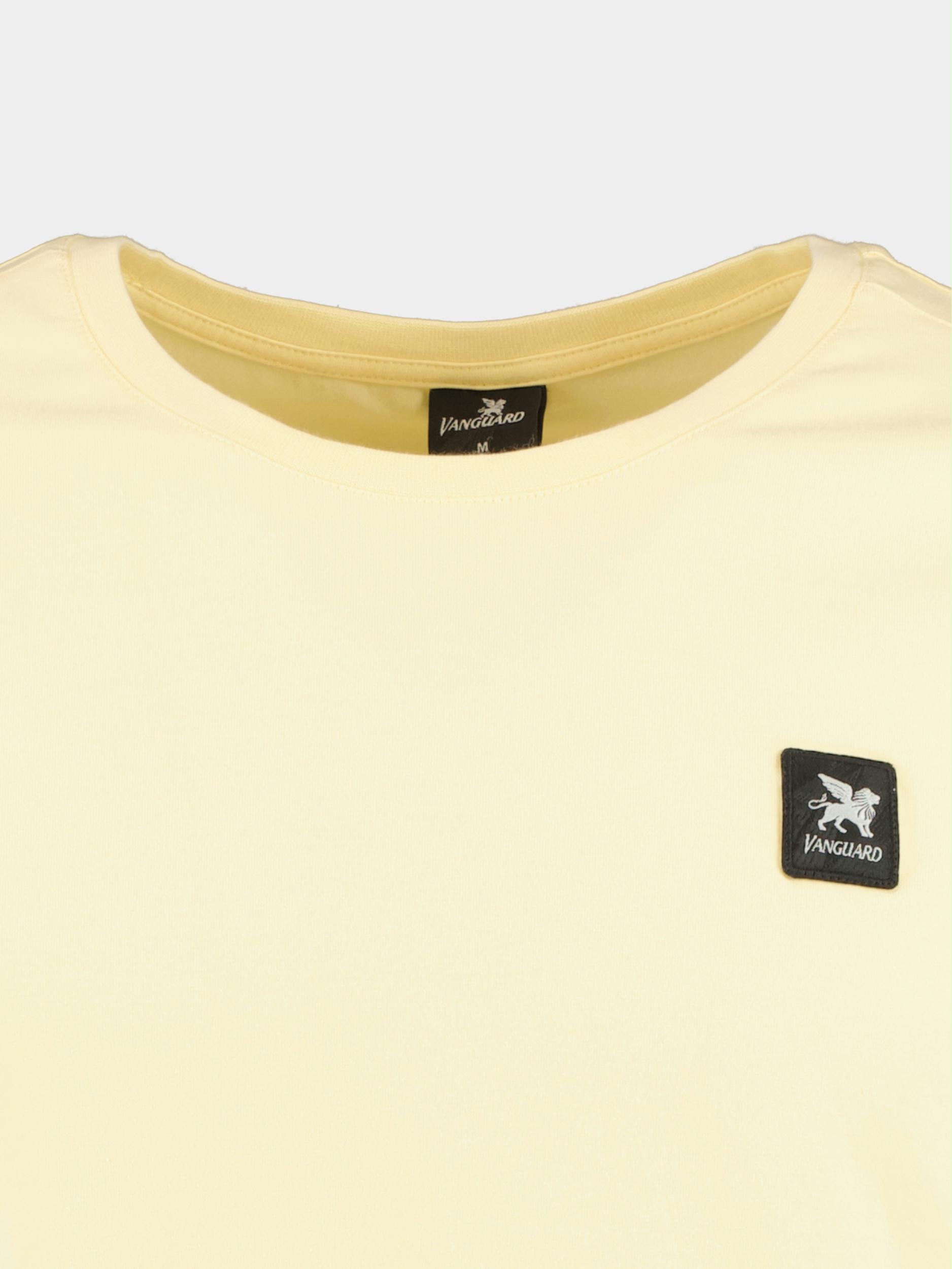 Vanguard T-shirt korte mouw Geel Short sleeve r-neck cotton el VTSS2303562/1003