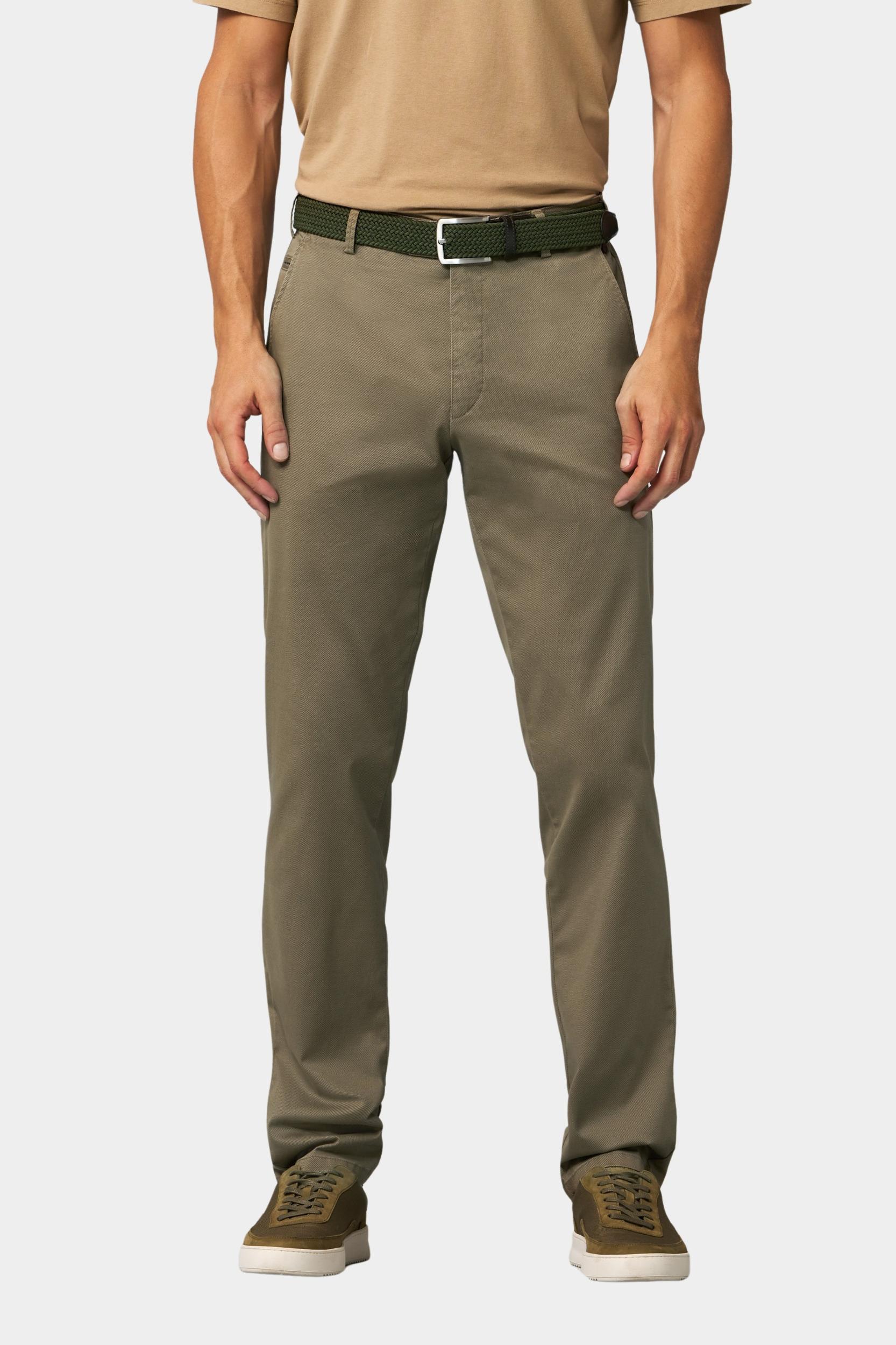 Meyer Katoenen Broek Bruin BONN Art.1-5055 1021505500/43
