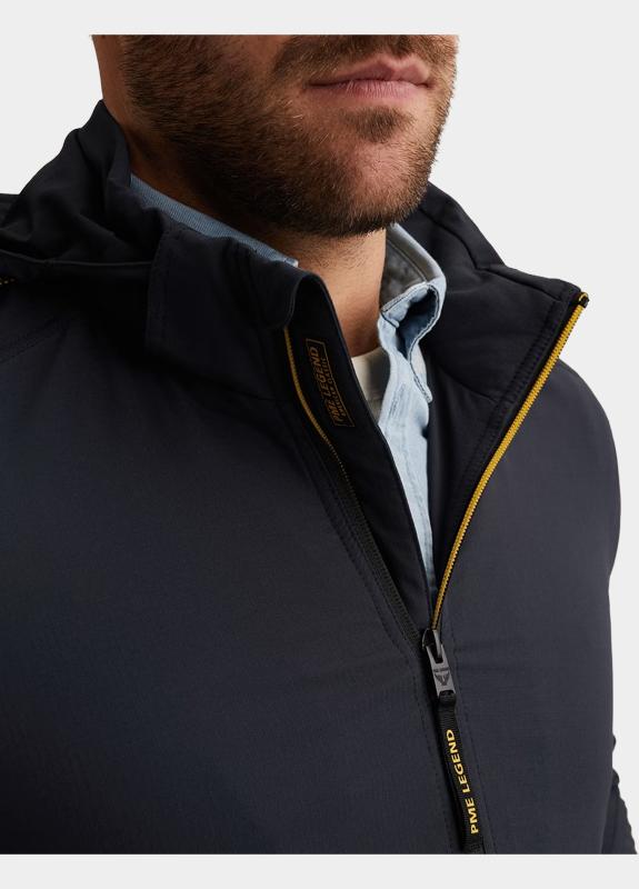 PME Legend Zomerjas heren Blauw Flight jacket STRETCH COMFORT PJA2602124/5281