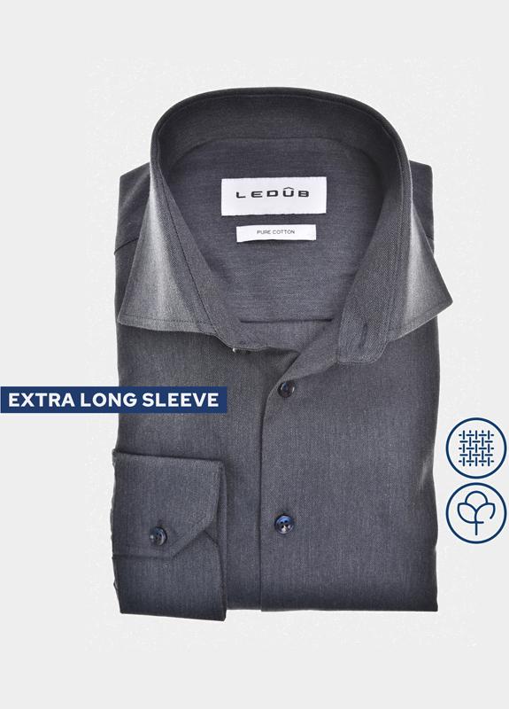 Ledub Overhemd extra lange mouw Blauw  0701981/180-000-000