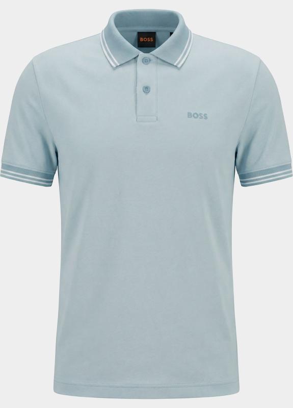 BOSS Orange Polo korte mouw Blauw PeoxfordNew 10256894 01 50507814/458