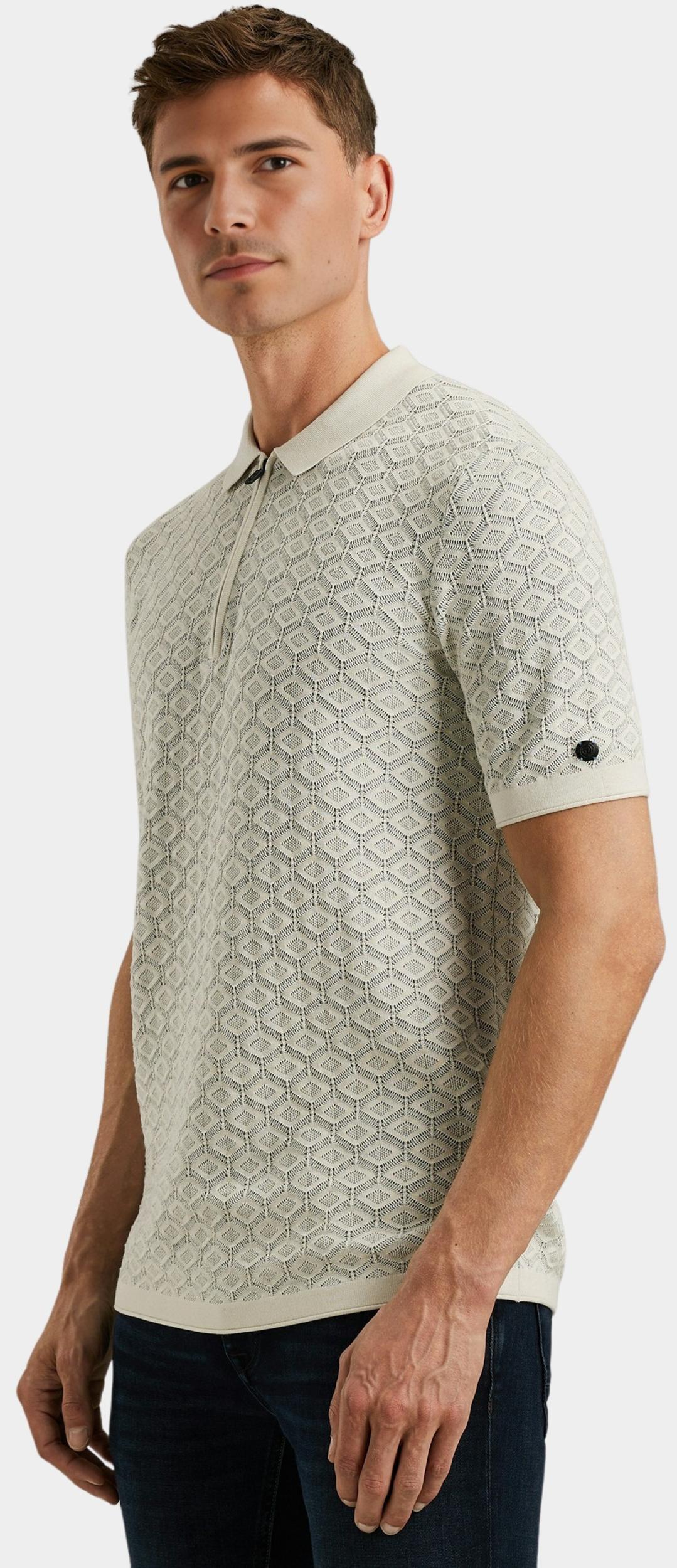 Cast Iron Polo korte mouw Beige Short sleeve polo cotton moda CPSS2504886/7014