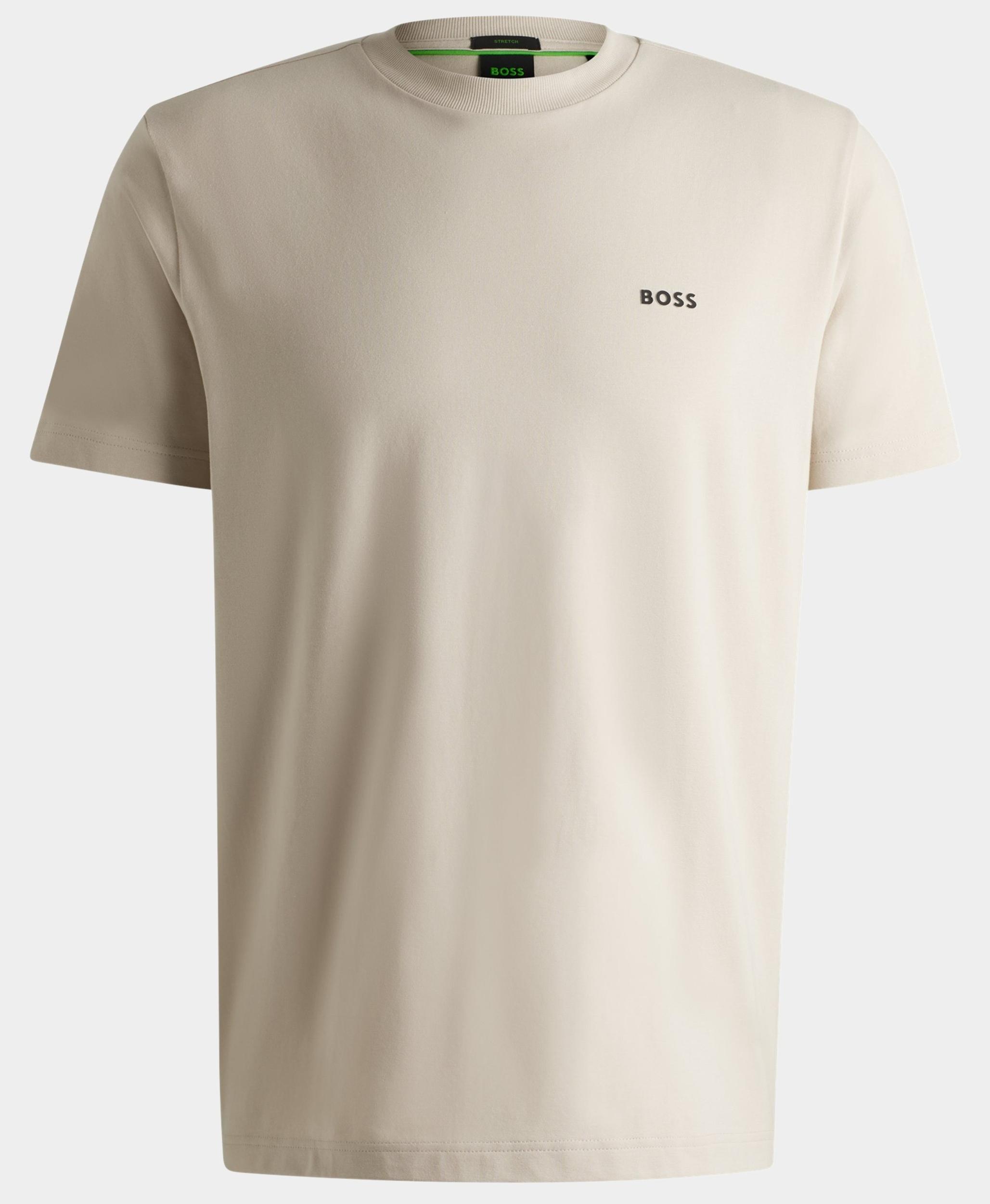 BOSS Green T-shirt korte mouw Beige Tee 10256064 01 50506373/284
