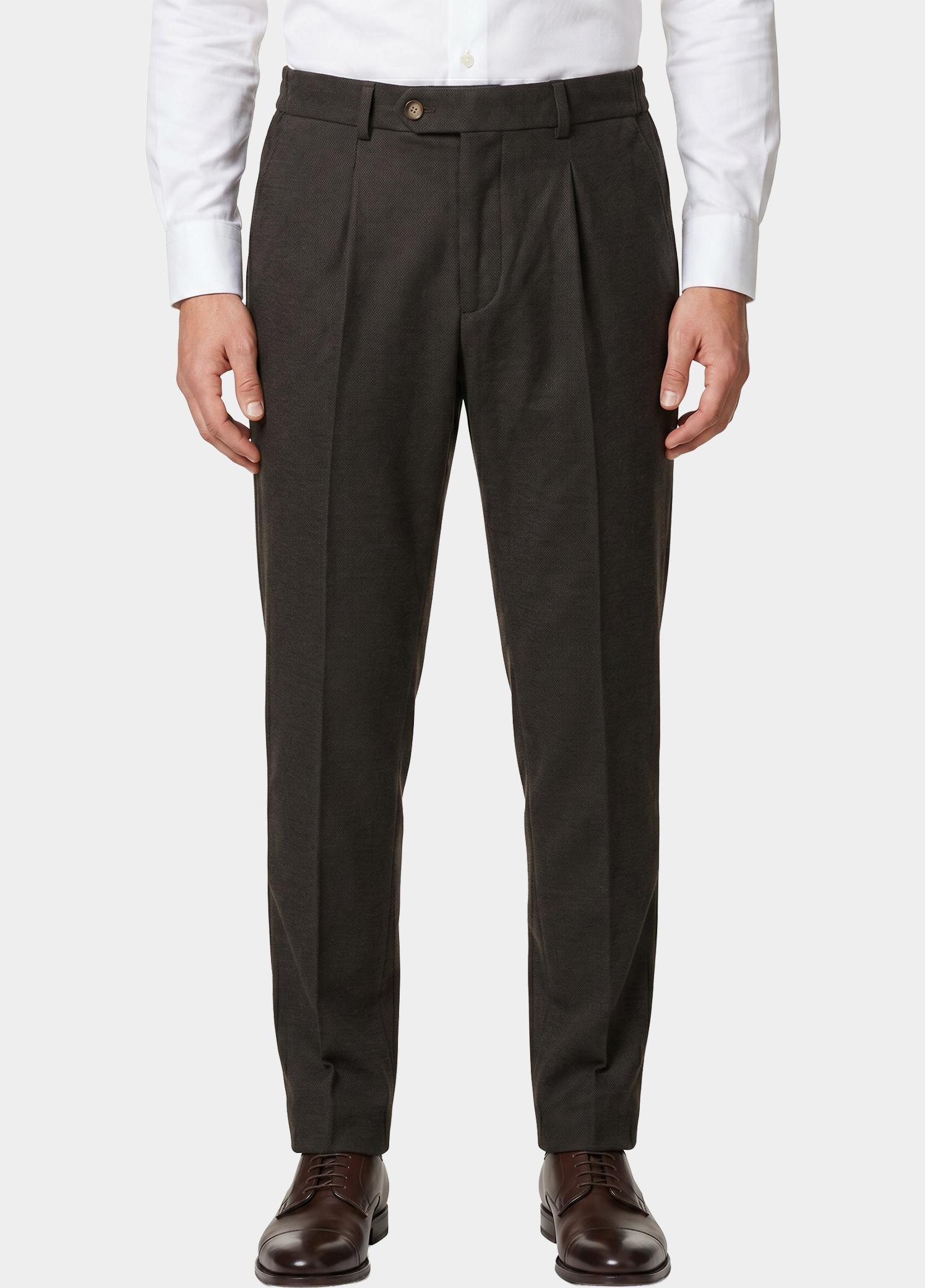 Born With Appetite Chino Bruin Pedro Jersey Pants 25304PE69/870 dark brown