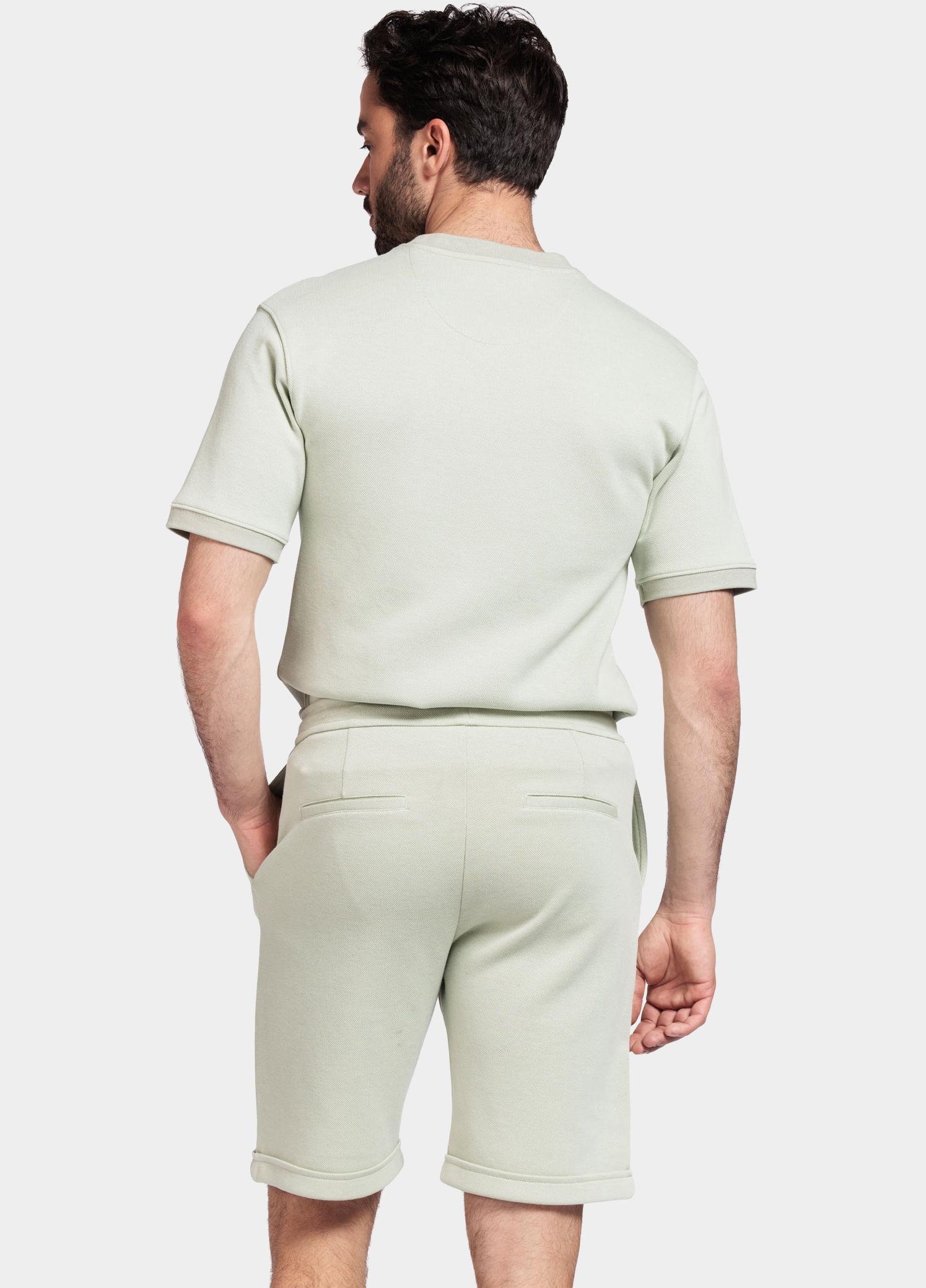 Giordano Korte Broek heren Groen Salina elastic short Double f 511121/70