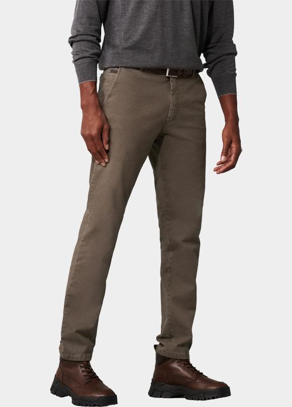 Meyer Katoenen Broek Bruin TOKYO Art.2-5610 2582561000/36