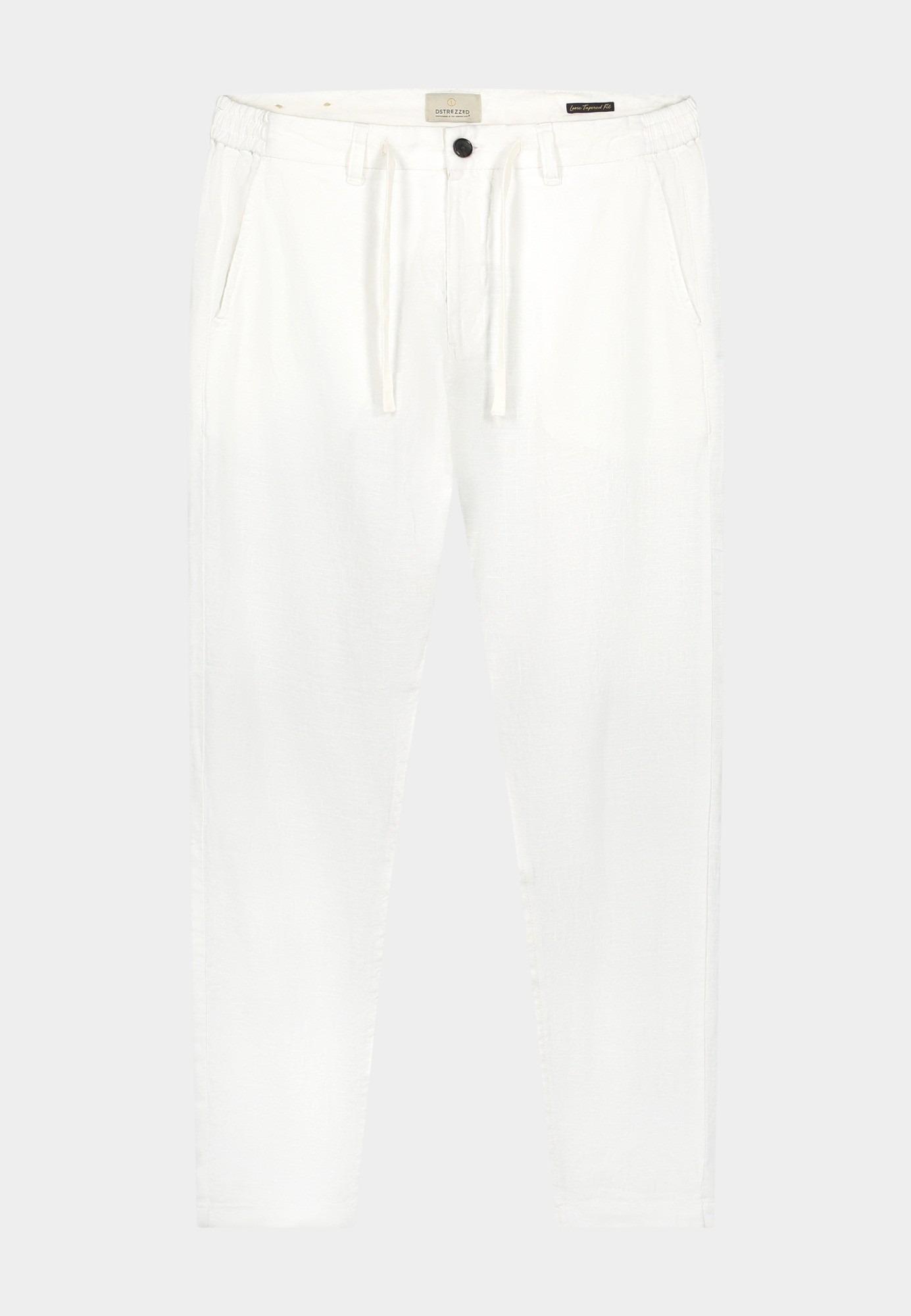 Dstrezzed Linnen Broek Wit DS_James Beach Pants 501822S/100