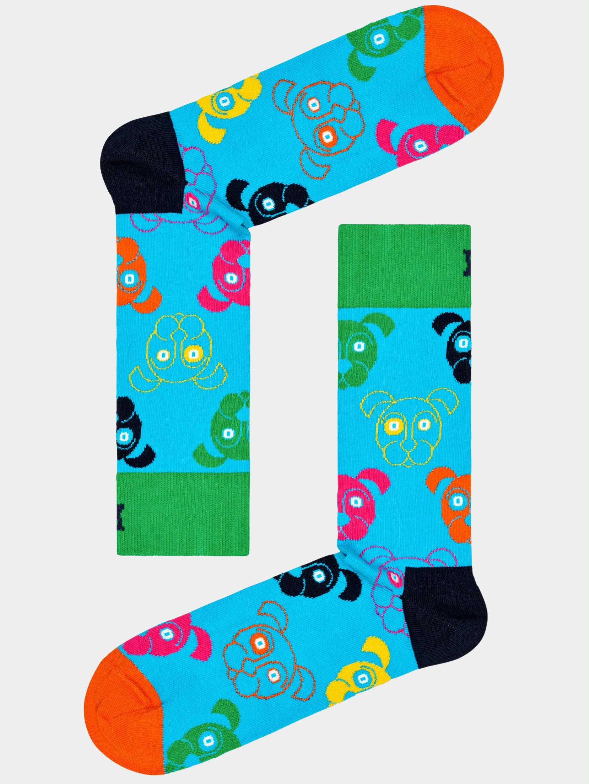 Happy Socks Cadeaubox Sokken Multi 3-Pack Mixed Dog Socks Gift Se XDOG08/0150