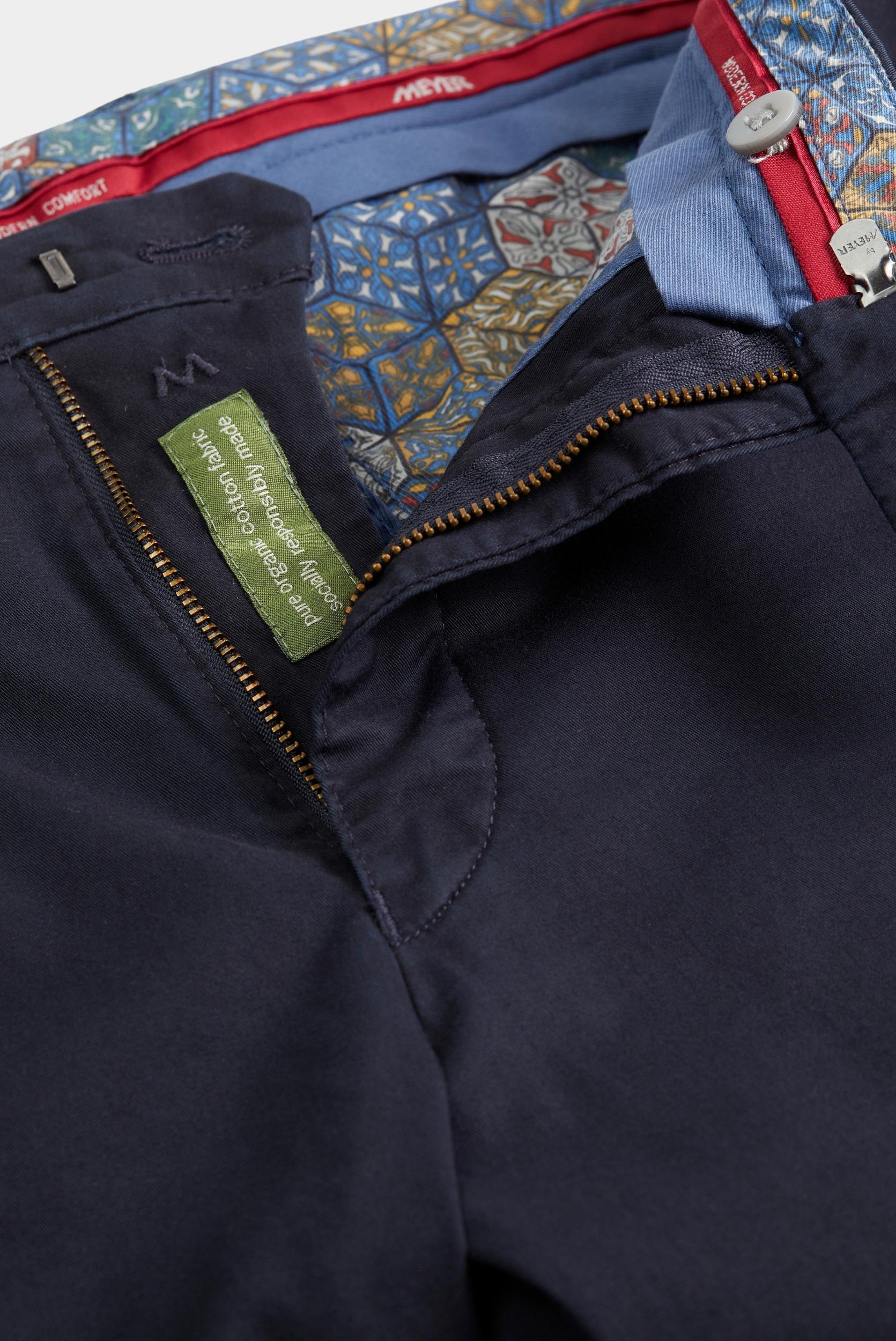 Meyer Katoenen Broek Blauw BONN Art.9-3004 1029300400/19