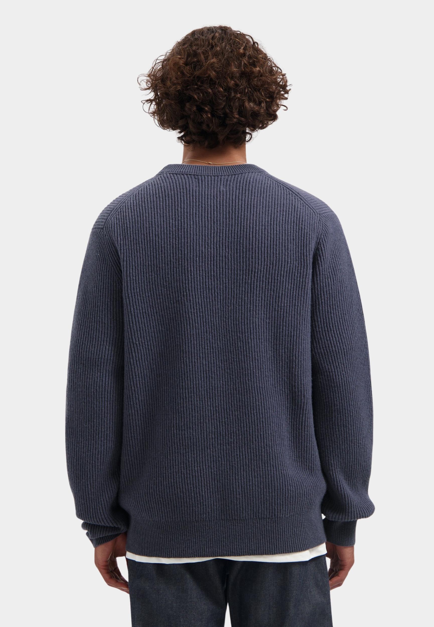 Dstrezzed Pullover Paars DS_Stef rib Crewneck 405951/460