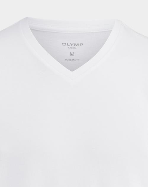 Olymp T-shirt korte mouw Wit 0701/12 T-Shirt 070112/00