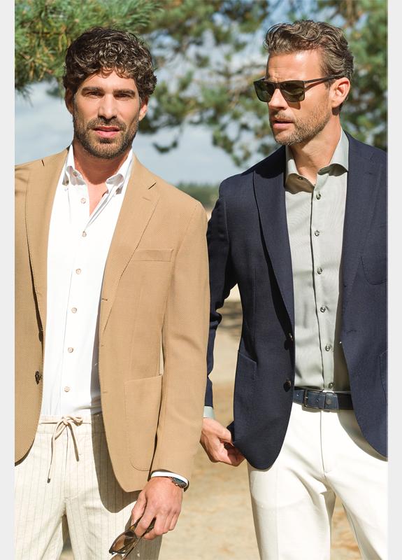 Ledub Business hemd lange mouw Groen  0143350/540-530-000