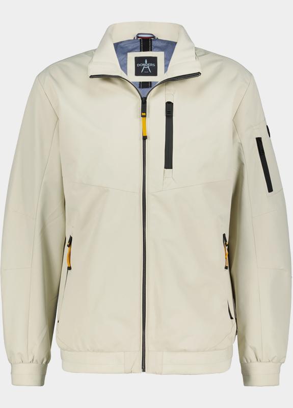 Donders 1860 Zomerjas heren Beige Textile Jacket 22028/142