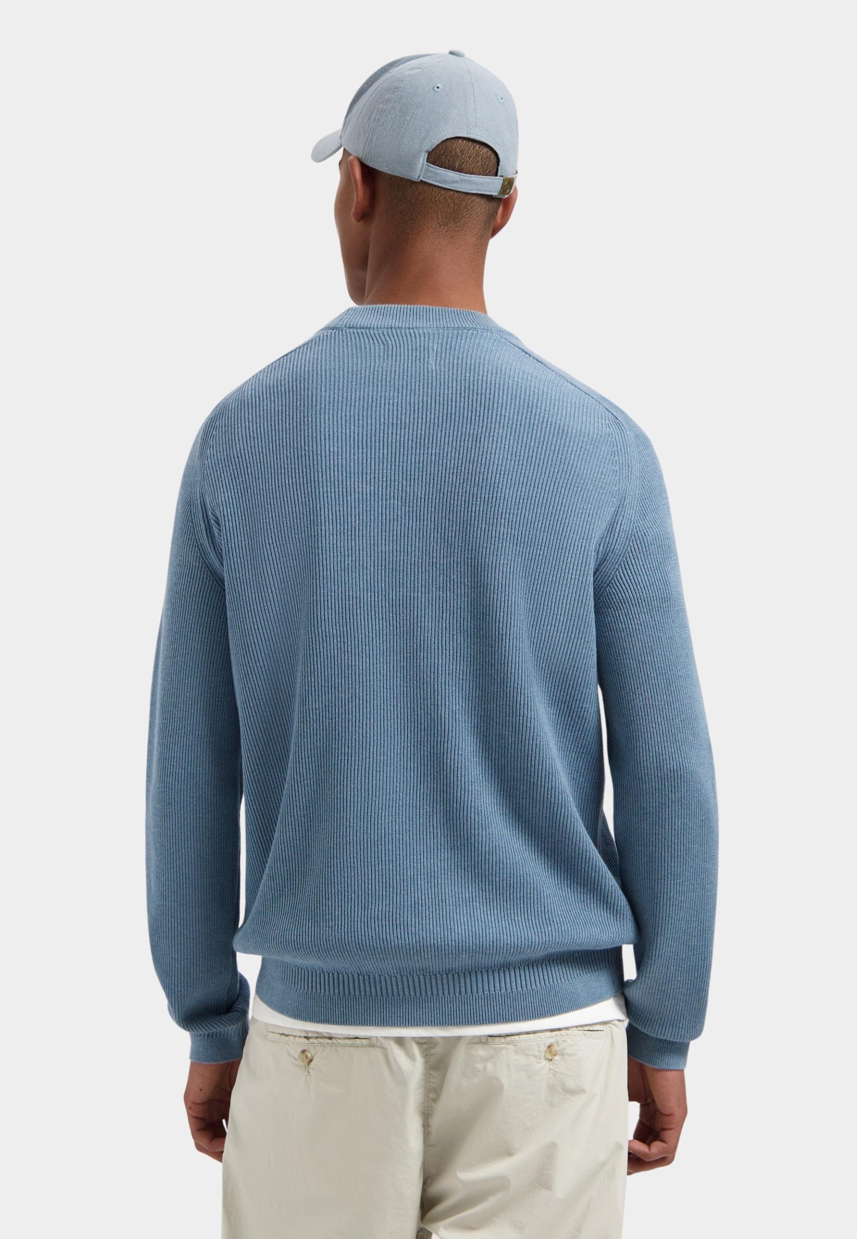 Dstrezzed Pullover Blauw DS_Pedro 405738-SS25/699