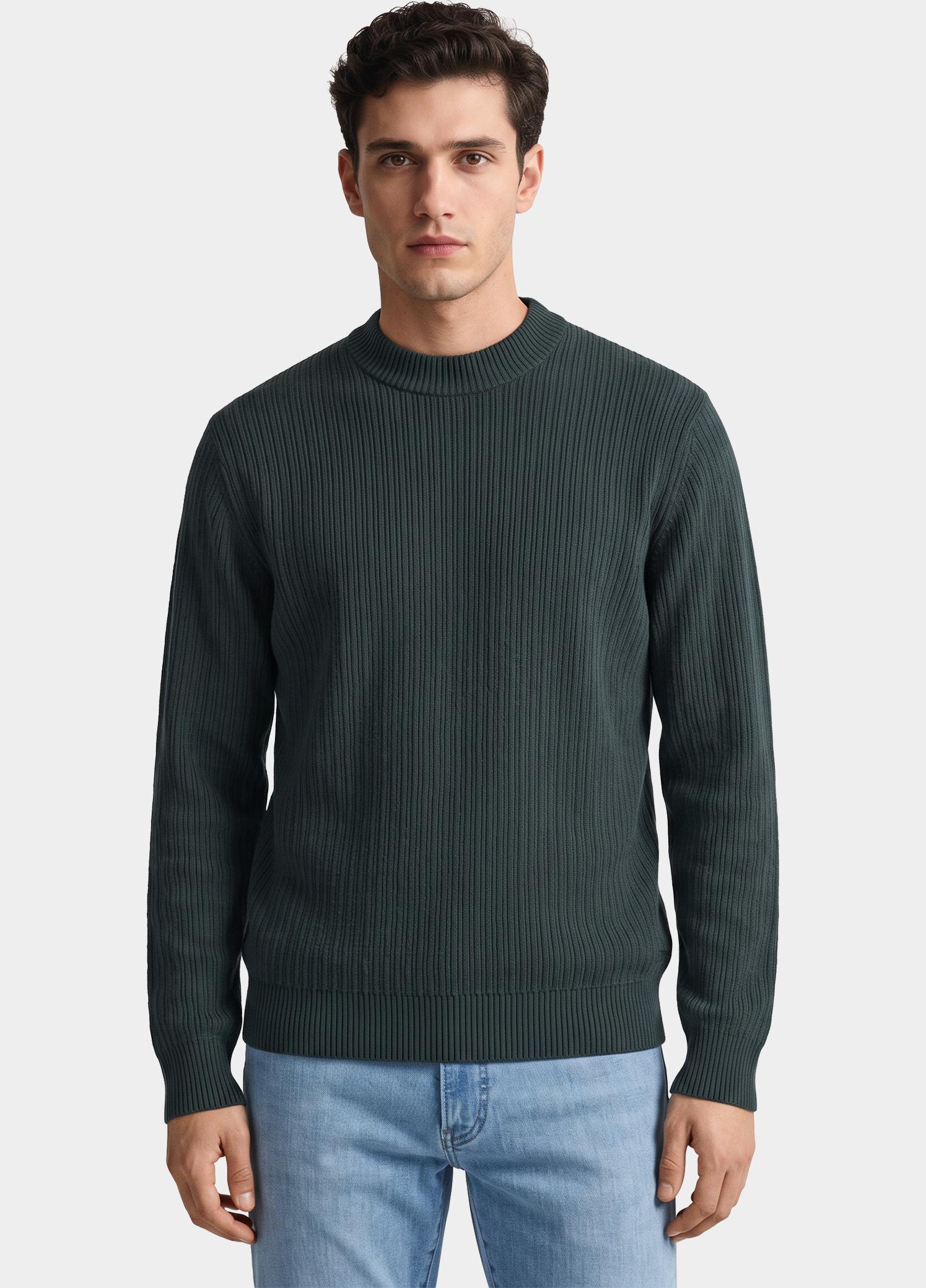 BOSS Orange Pullover heren Groen Katorpo 10283080 01 50571405/377