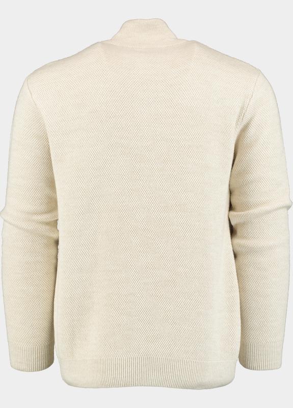 Innocente Half Zip Beige met ingebreide structuur INCT 1164/Beige