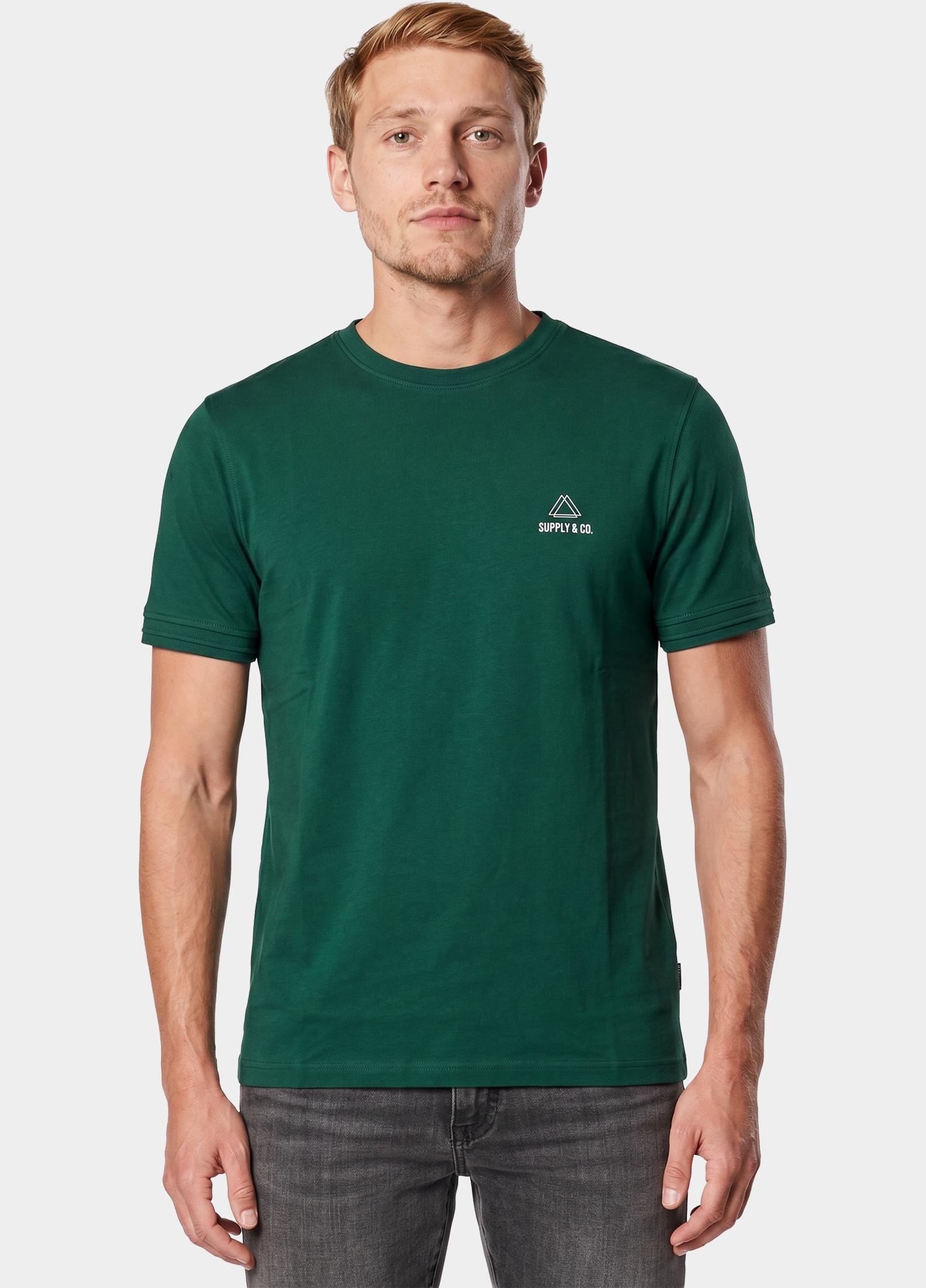 Supply & Co. T-shirt heren Groen Basic T-shirt SCO25108BA01/380 leaf green