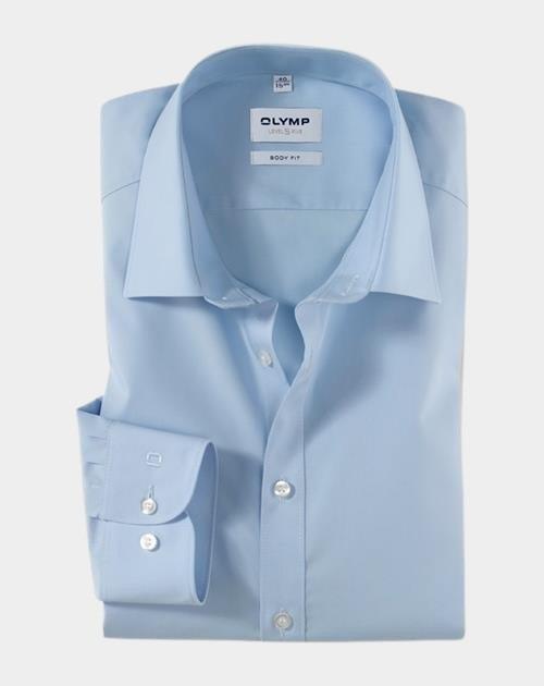 Olymp Overhemd extra lange mouw Blauw Level Five 609069/10