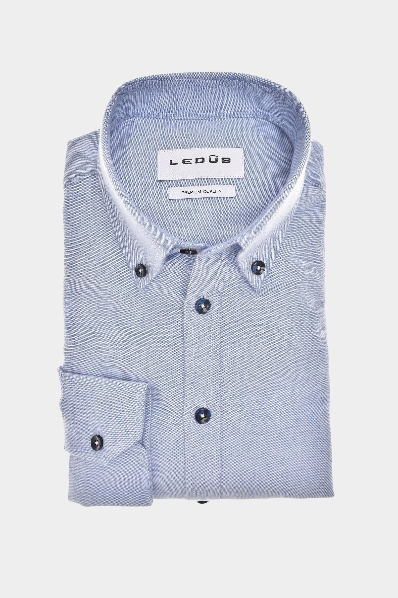 Ledub Business hemd lange mouw Blauw SF5 0143241/180-000-000