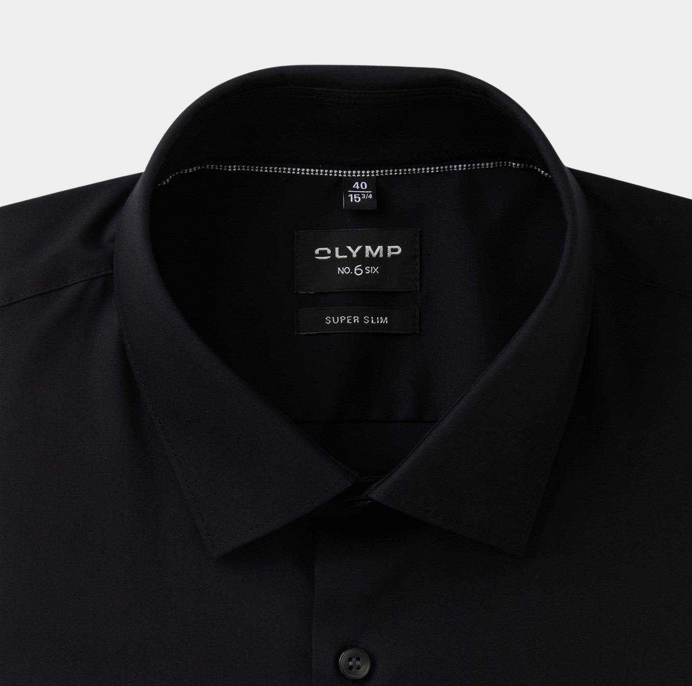 Olymp Business hemd lange mouw Zwart 0466/69 Hemden 046669/68