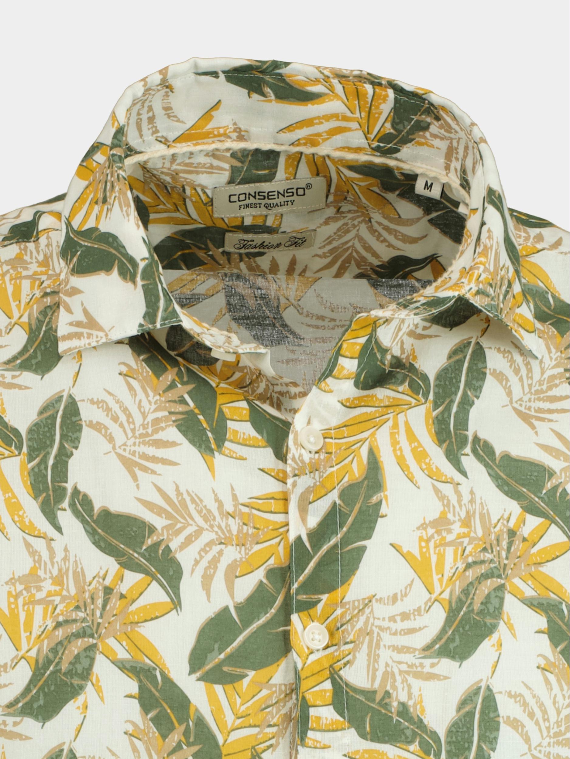 Consenso Casual hemd korte mouw Multi Overhemd geprint 5700422/22A