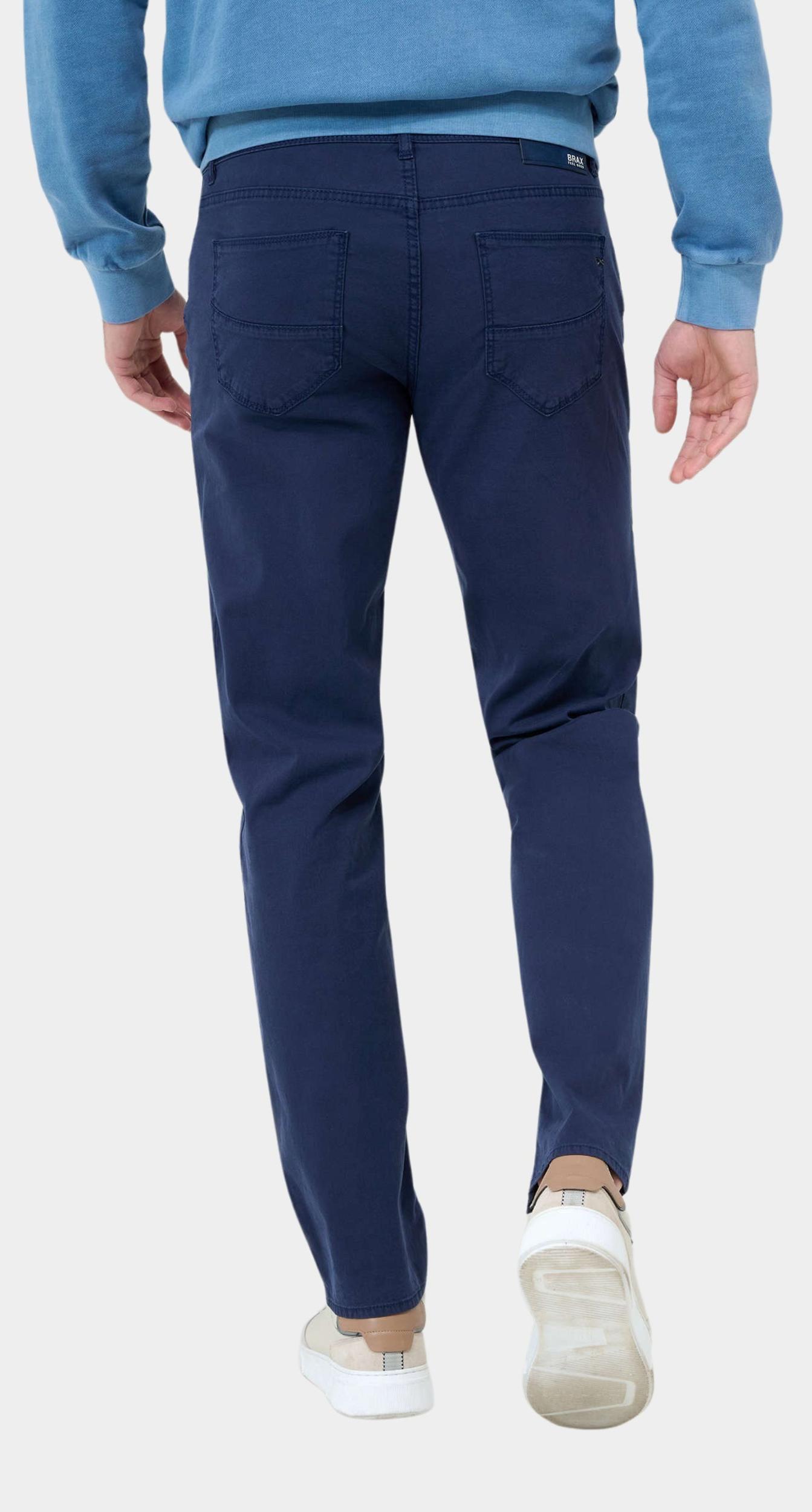 32% Korting Brax Katoenen 5-Pocket Blauw Cadiz Regular Fit 81-3808
