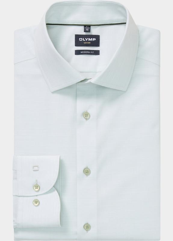 Olymp Zakelijk overhemd heren Groen Luxor 124454/46