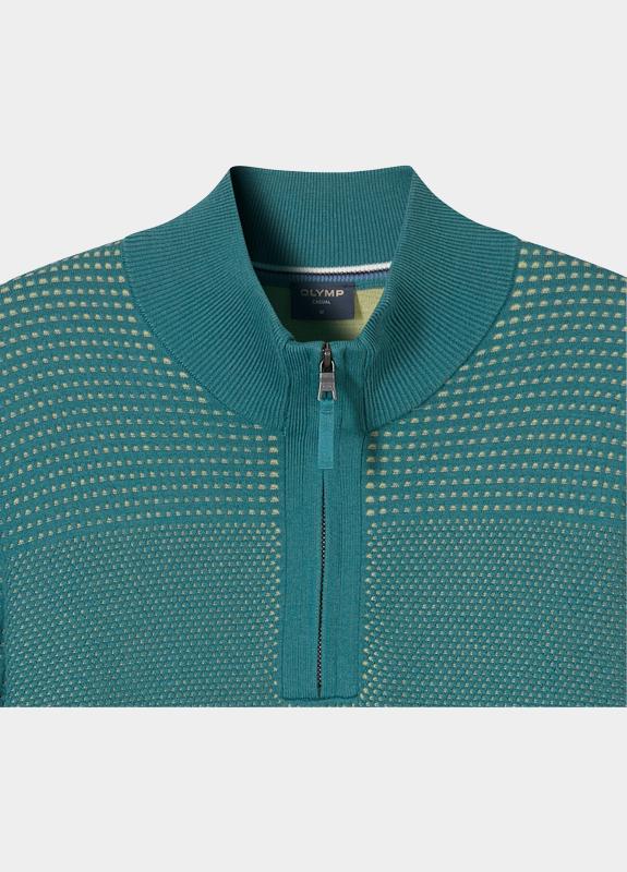 Olymp half zip sweater heren Groen  532785/43