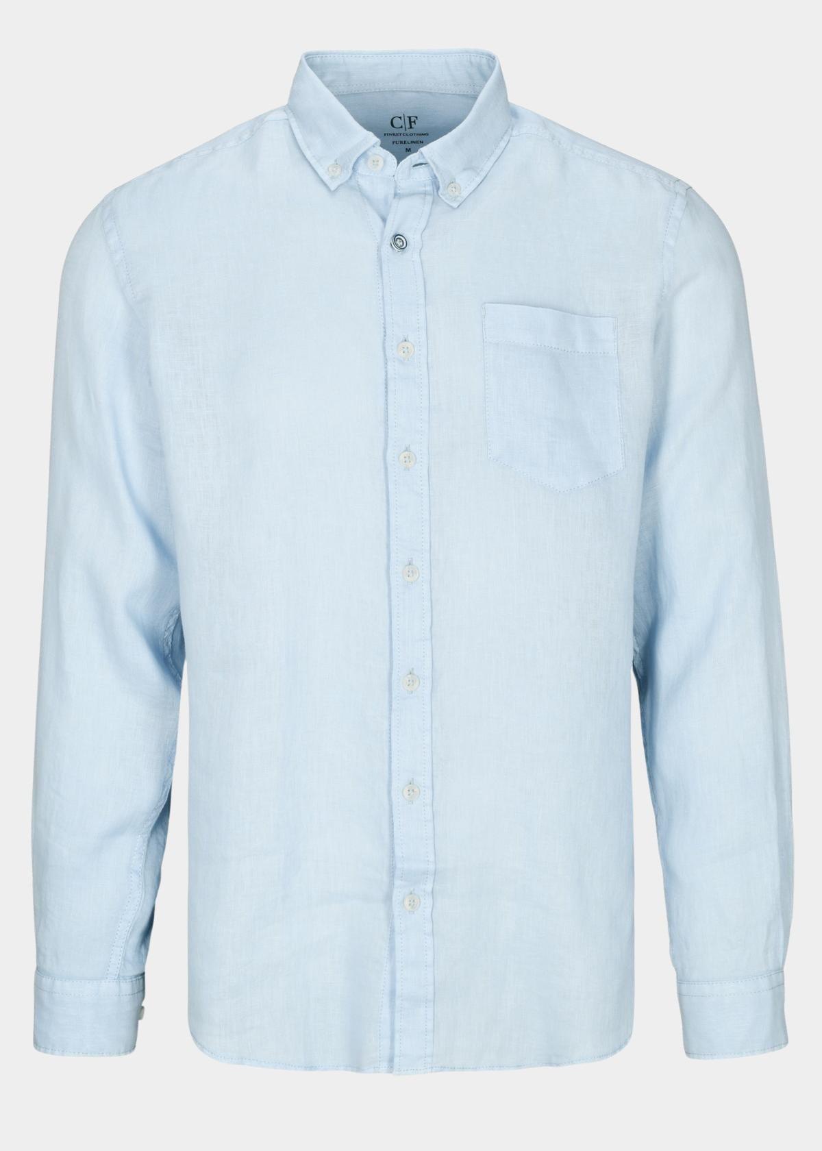 Commander Casual hemd lange mouw Blauw  213013076/641