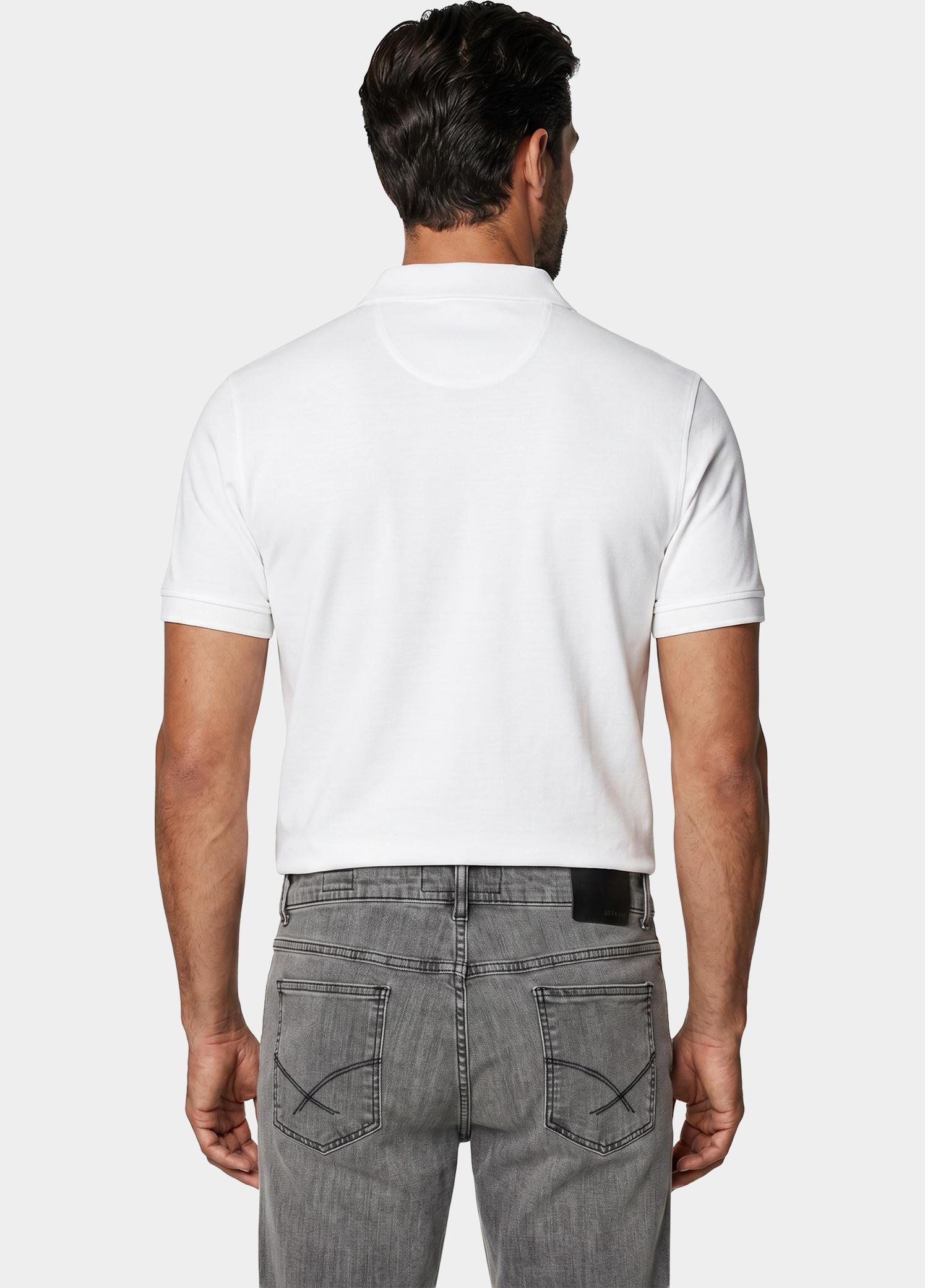 Scotland Blue Polo heren Wit Boris Polo SPE25108BO40SB/100 white