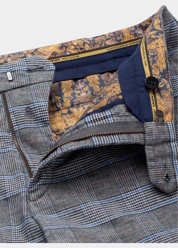 Meyer Katoenen Broek Blauw BONN Art.2-8604 1022860400/16