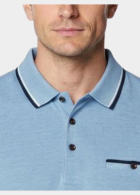 Commander flag Polo heren Blauw  214008407/642