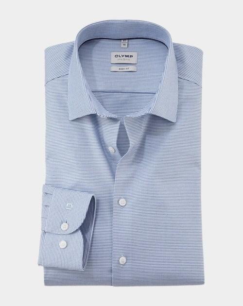 Olymp Business hemd lange mouw Blauw Level Five 209974/11