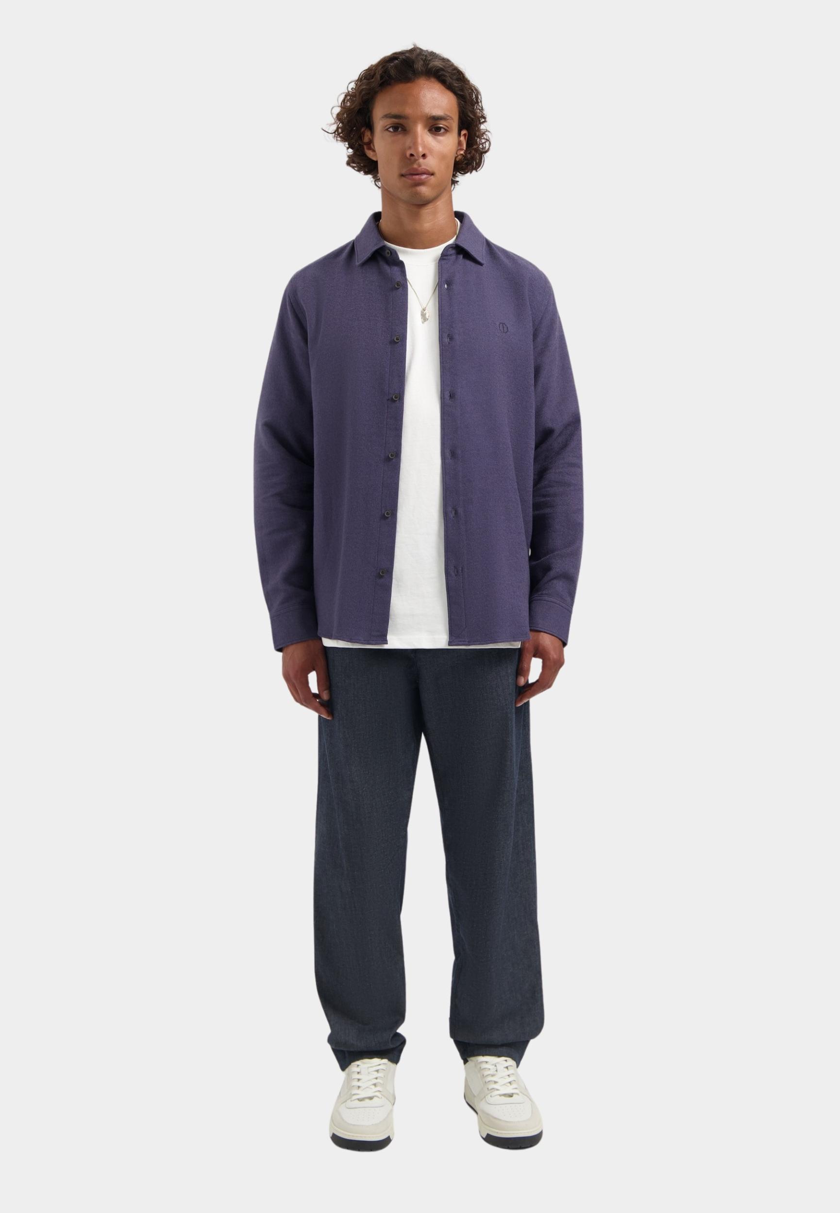 Dstrezzed Casual hemd lange mouw Paars DS_Alvin Shirt 303958/460