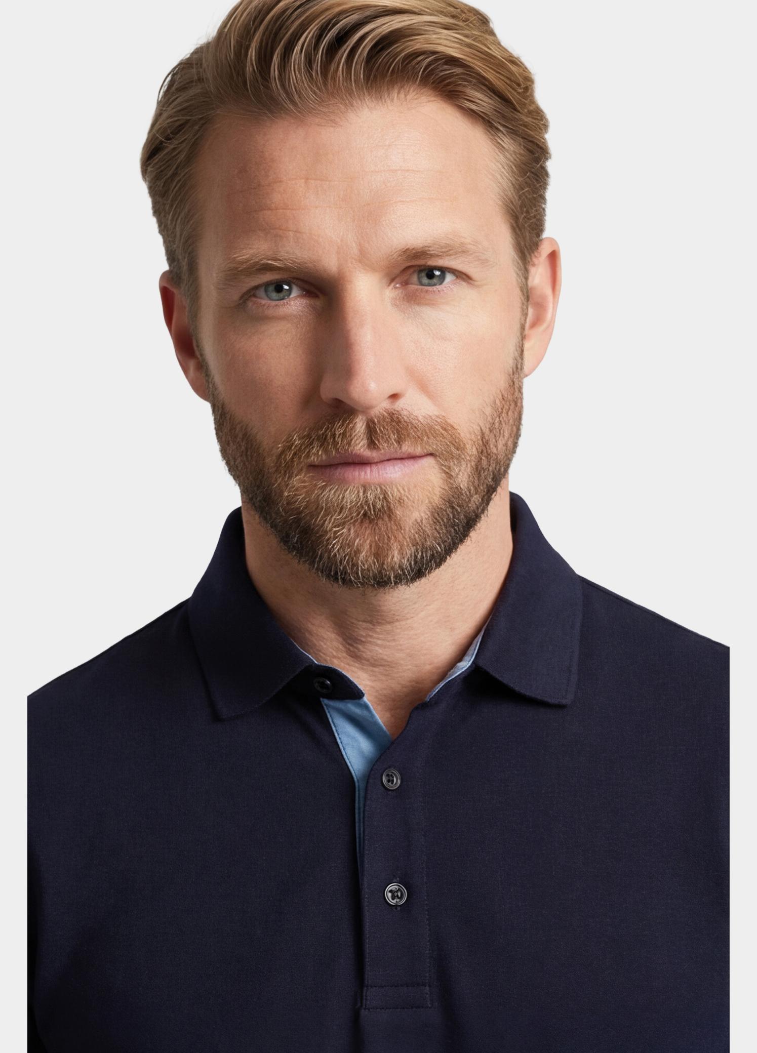 Giordano Polo heren Blauw Bolzano Short Sleeve Blouson 616577/60