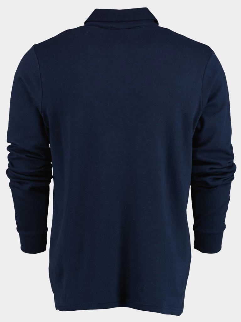 Basefield Polo lange mouw Blauw Polo Shirt 1/1 219017458/604