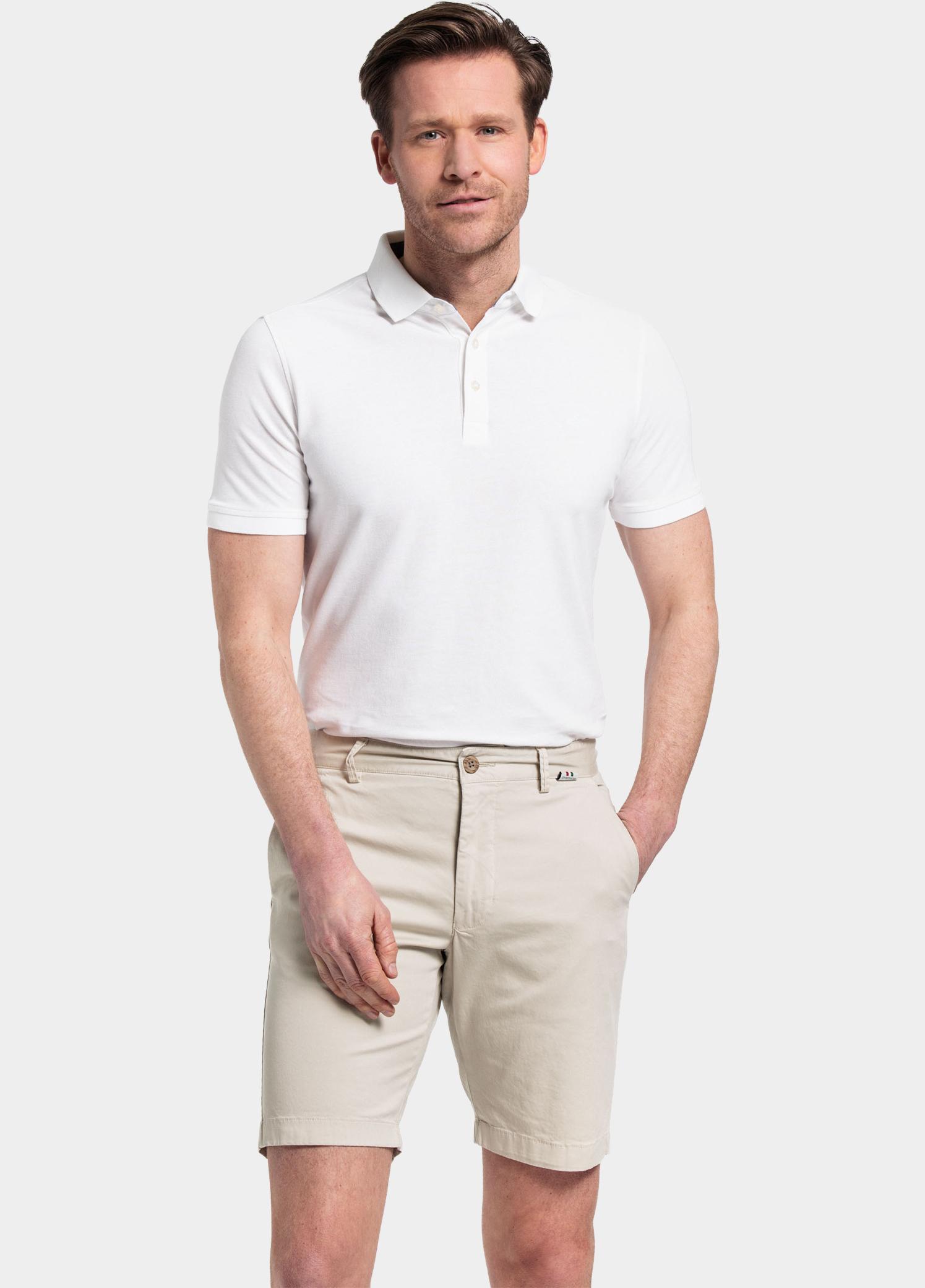 Giordano Korte Broek heren Wit Stockholm Short Garment Dyed 411115/81