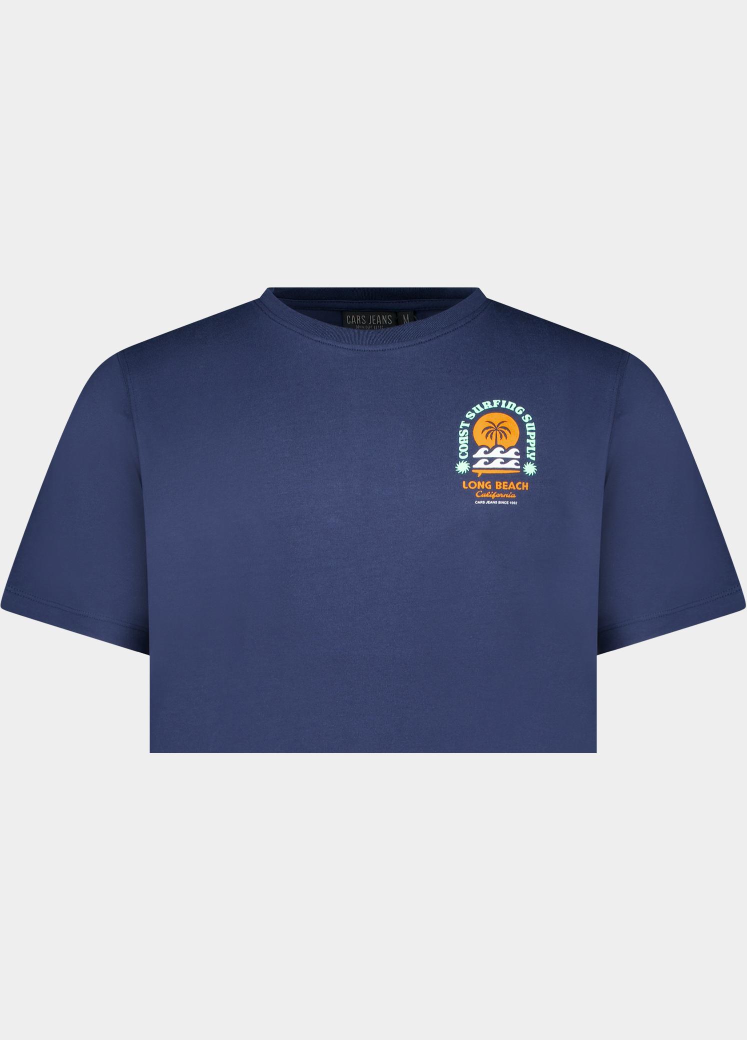 Cars Jeans T-shirt heren Blauw Froso 43552/12