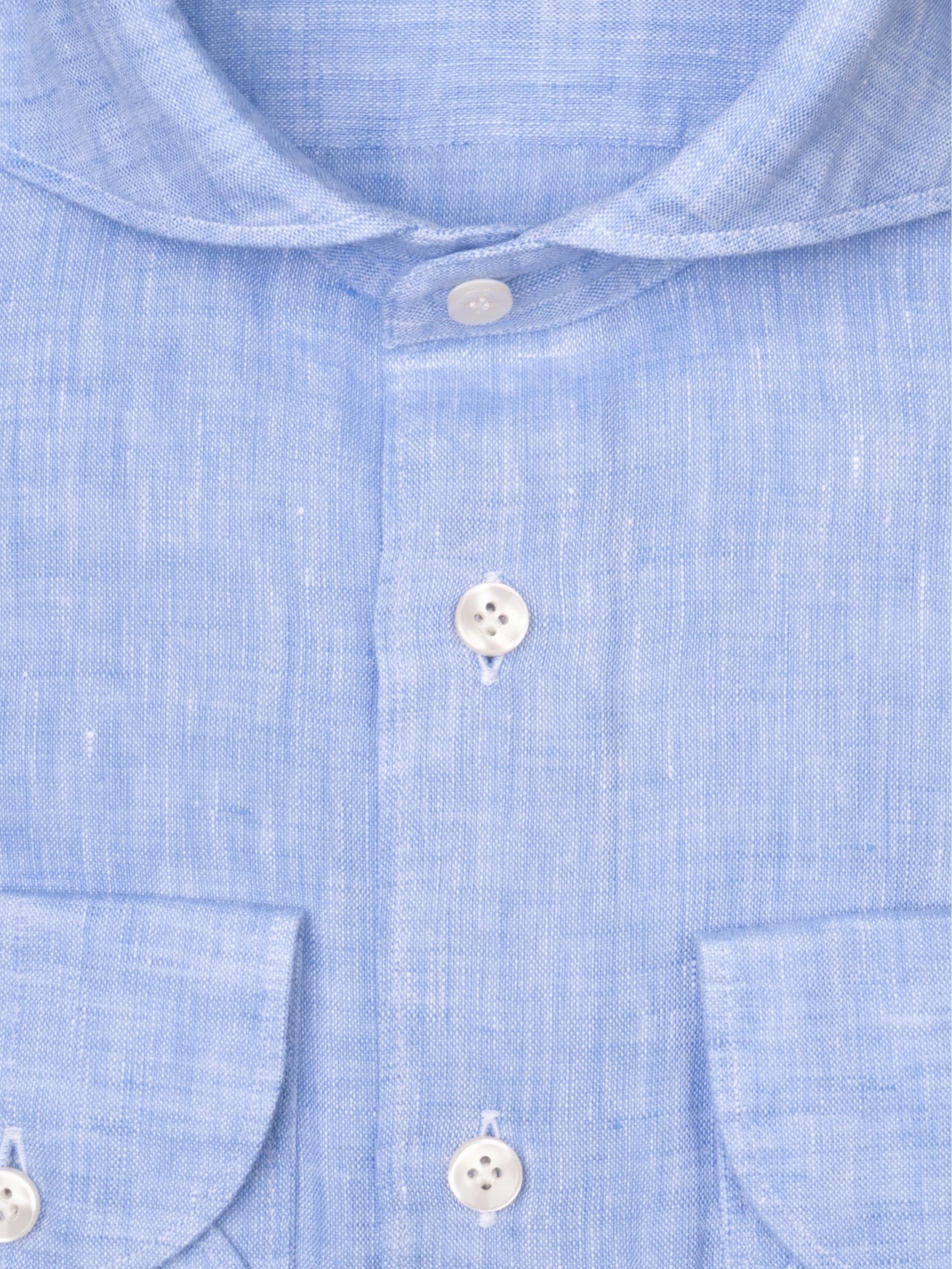 Profuomo Business hemd lange mouw Blauw  PPUH10026B/M