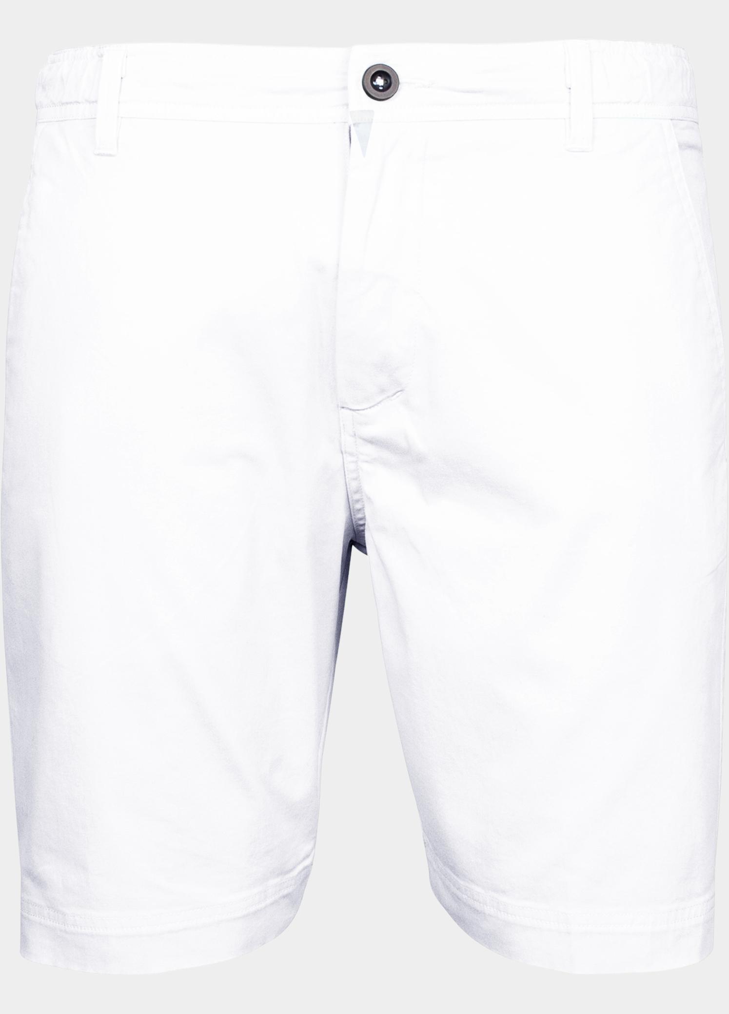 Giordano Korte Broek heren Wit Porter Short (elastic in wais 411117/10